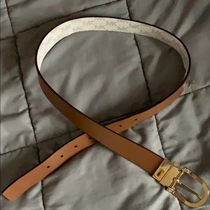 Michael Kors Reversible Signature Leather Belt